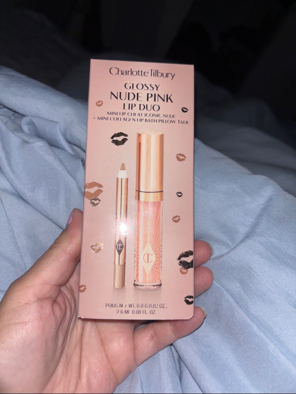Charlotte Tilbury Nude Pink Gloss & Liner Duo NWT